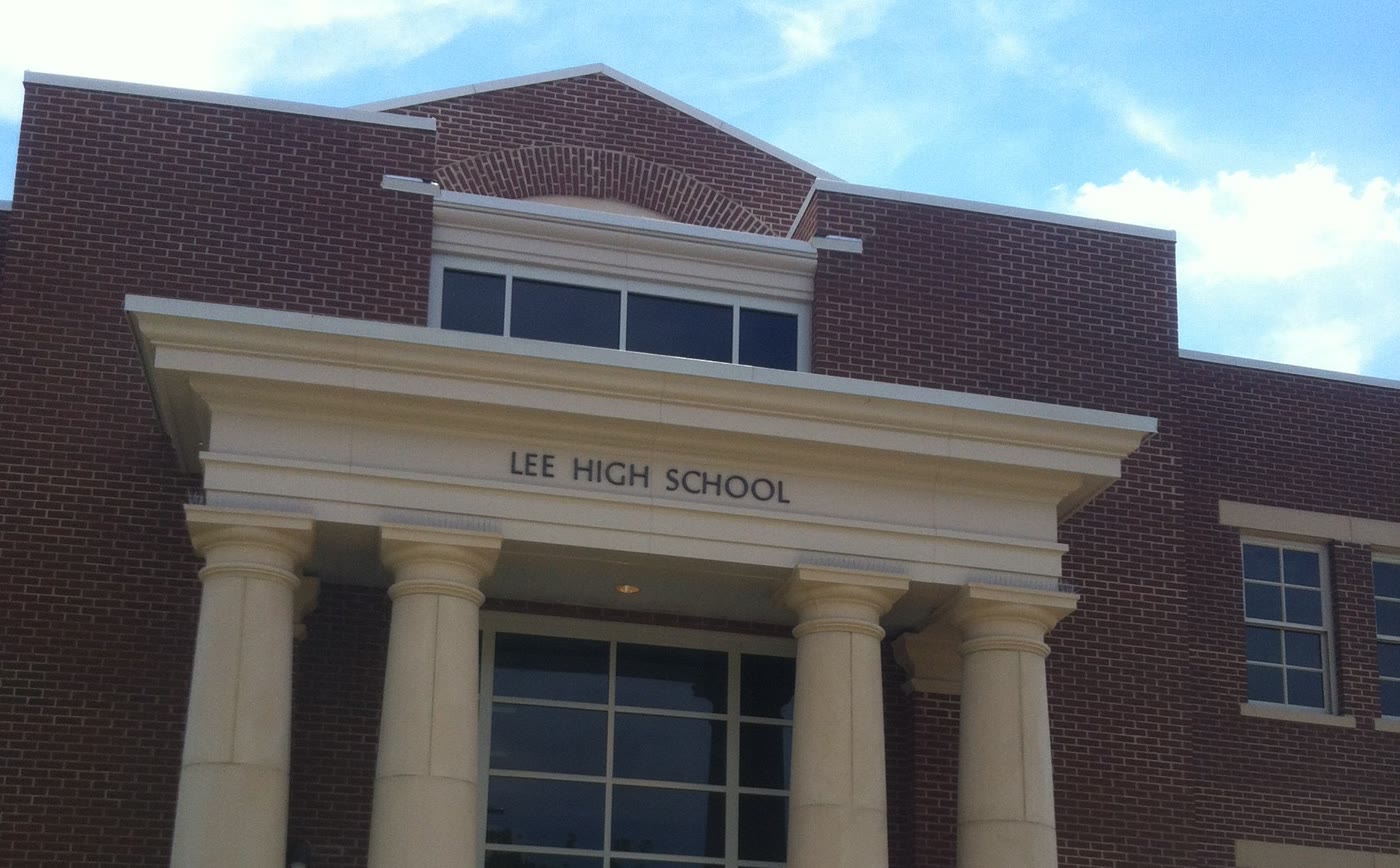 Lee High School entrance